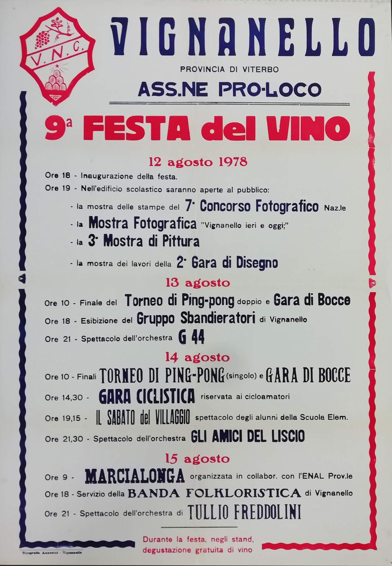 9ª Festa del Vino